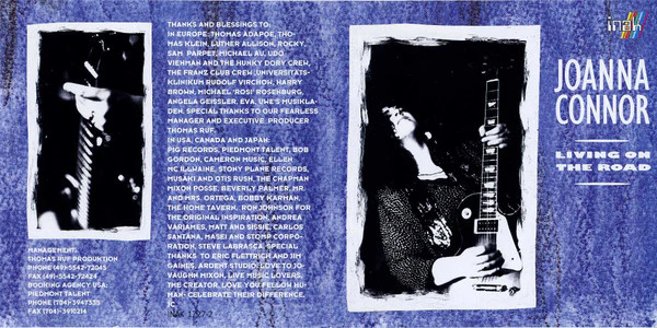 Joanna Connor - LIving On The Road (CD, Album) - Image 4