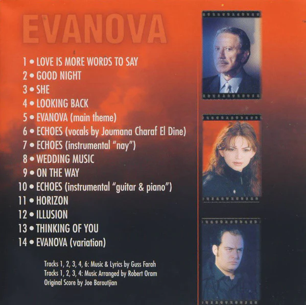 Joe Baroutjian*, Gus Farah - ايفانوفا = Evanova (Music From The Motion Picture) (CD, Comp) - Image 3