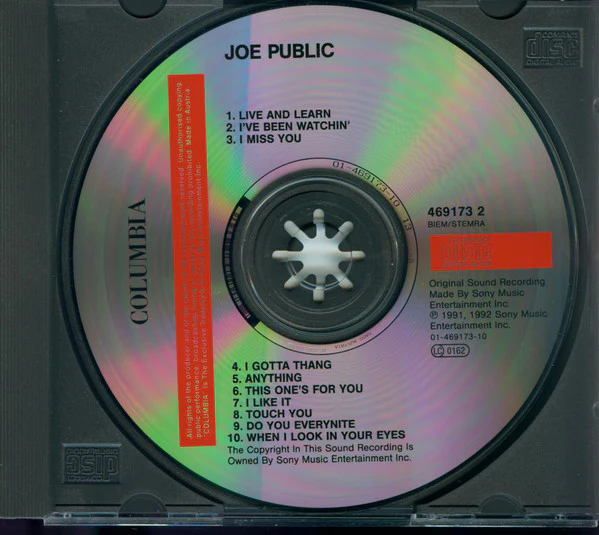 Joe Public - Joe Public (CD, Album) - Image 3
