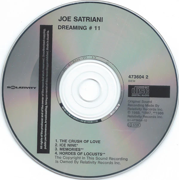 Joe Satriani - Dreaming #11 (CD, EP) - Image 4