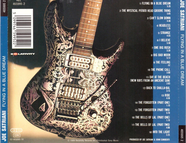 Joe Satriani - Flying In A Blue Dream (CD, Album) - Image 3