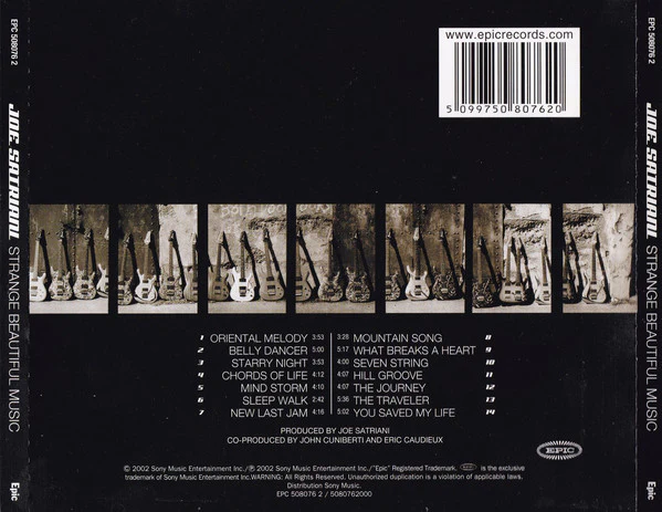 Joe Satriani - Strange Beautiful Music (CD, Album) - Image 2