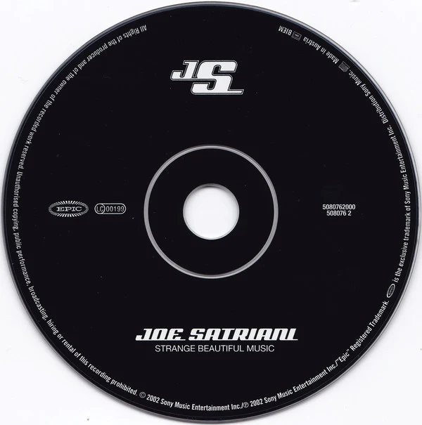 Joe Satriani - Strange Beautiful Music (CD, Album) - Image 3