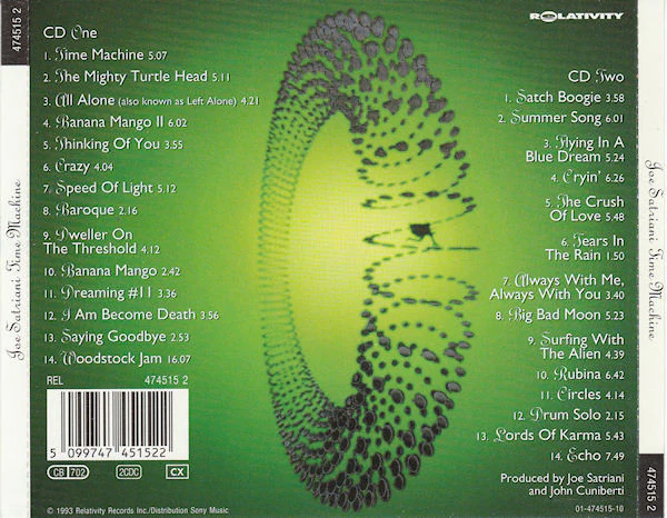 Joe Satriani - Time Machine (CD, Album + CD) - Image 2