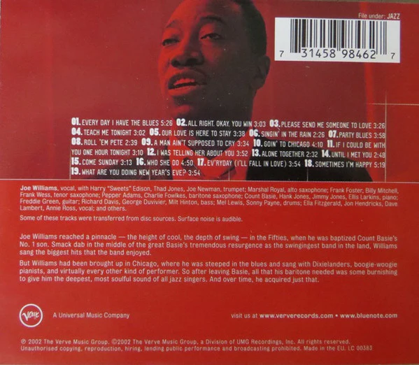 Joe Williams - The Definitive Joe Williams (CD, Comp) - Image 3