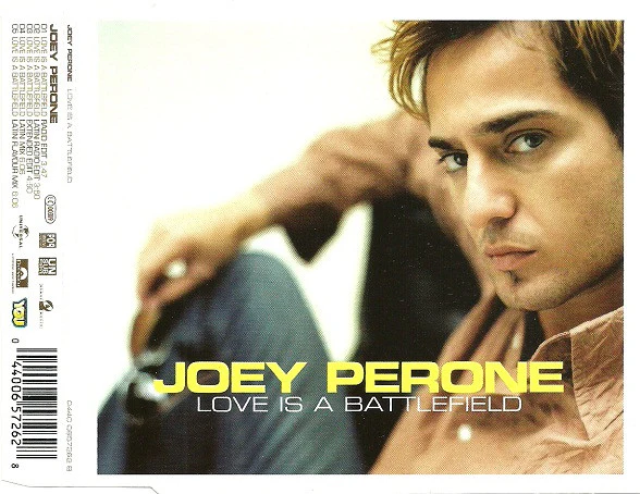 Joey Perone - Love Is A Battlefield (CD, Single)