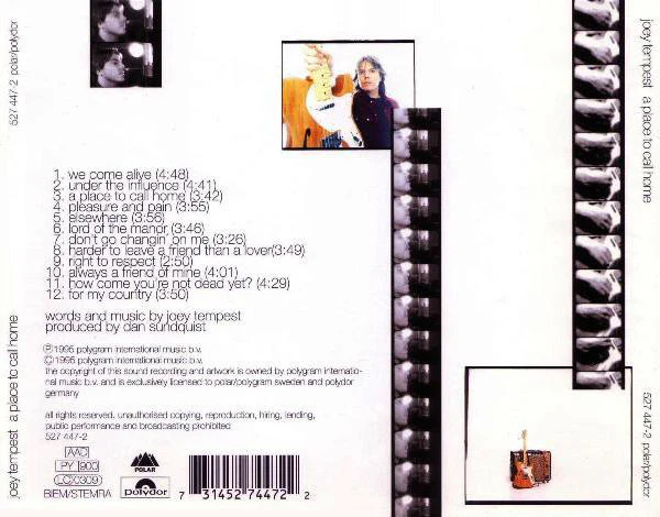 Joey Tempest - A Place To Call Home (CD, Album) - Image 2