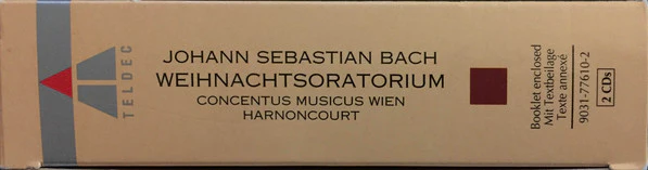 Johann Sebastian Bach – Esswood*, Equiluz*, Nimsgern*, Wiener Sängerknaben*, Concentus Musicus Wien, Nikolaus Harnoncourt - Weihnachtsoratorium (2xCD, Album, RE + Box) - Image 3