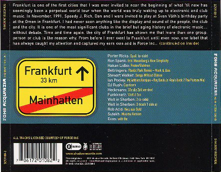 John Acquaviva - Mainhatten Sound (CD, Comp, Mixed) - Image 2