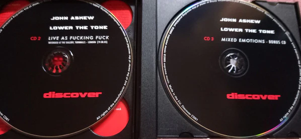 John Askew - Lower The Tone (CD, Album + CD, Comp, Mixed + CD, P/Mixed + Box, L) - Image 4