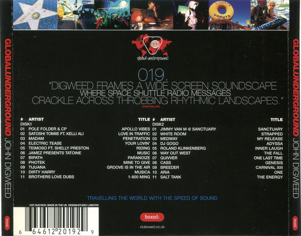 John Digweed - Global Underground 019: Los Angeles (2xCD, Mixed) - Image 5
