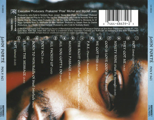 John Forté* - Poly Sci (CD, Album) - Image 2