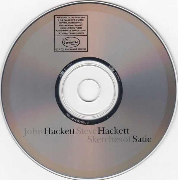 John Hackett & Steve Hackett - Sketches Of Satie (CD, Album) - Image 3