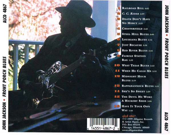 John Jackson (4) - Front Porch Blues (CD, Album) - Image 2