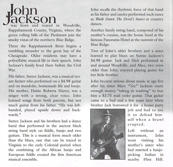 John Jackson (4) - Front Porch Blues (CD, Album) - Image 5