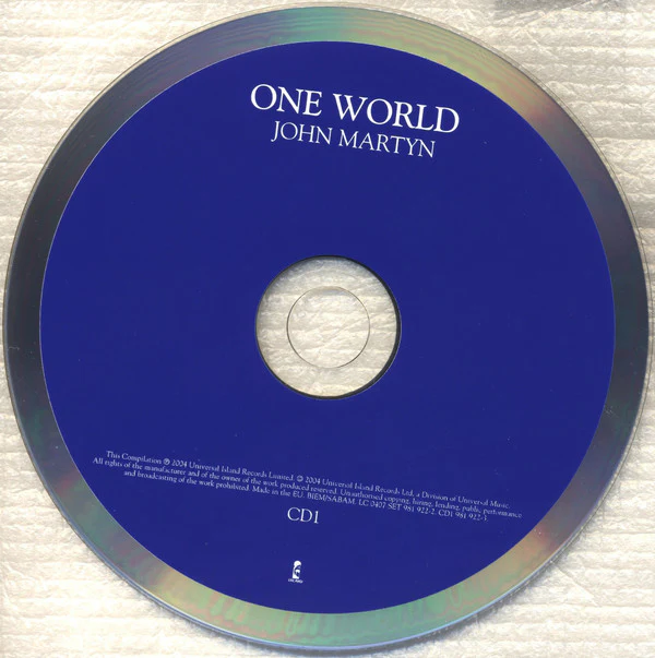 John Martyn - One World  (CD, Album, RE, RM + CD + Dlx) - Image 5