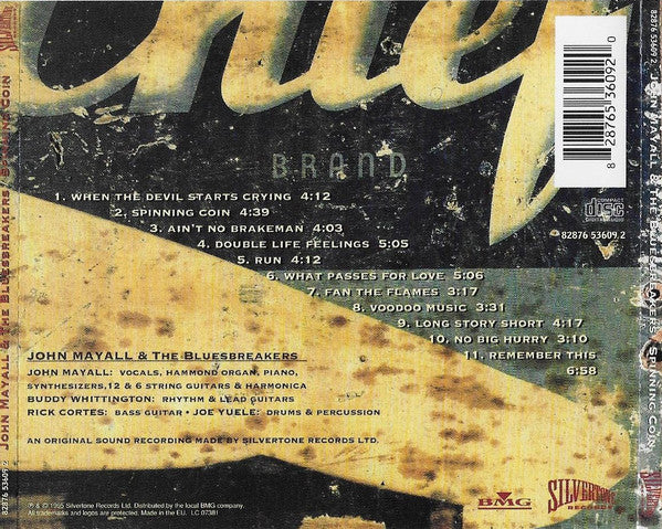 John Mayall & The Bluesbreakers - Spinning Coin (CD, Album) - Image 2
