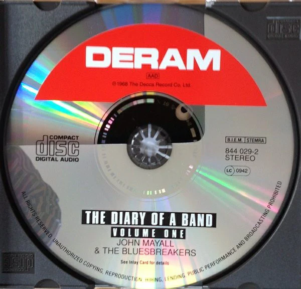 John Mayall - The Diary Of A Band - Volume One (CD, Album, RE) - Image 3