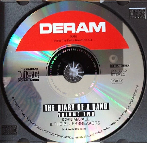 John Mayall - The Diary Of A Band - Volume Two (CD, Album, RE) - Image 3