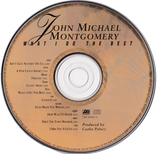John Michael Montgomery - What I Do The Best (CD, Album) - Image 3