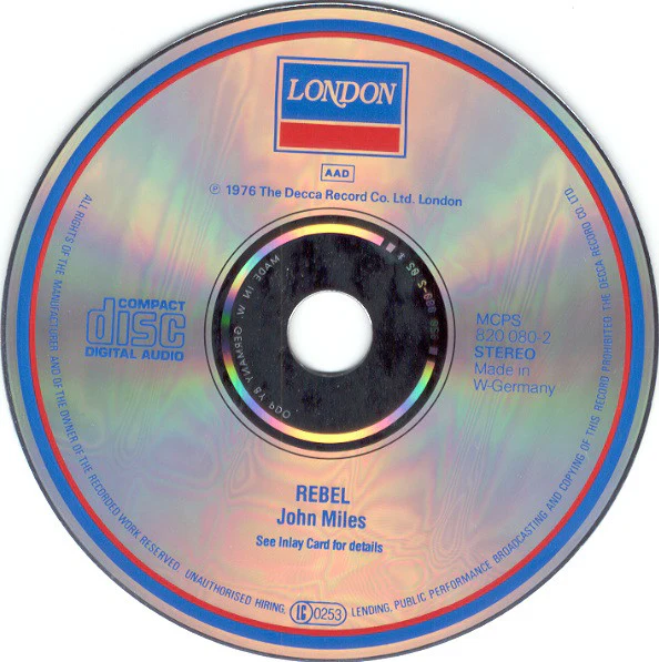 John Miles - Rebel (CD, Album) - Image 3