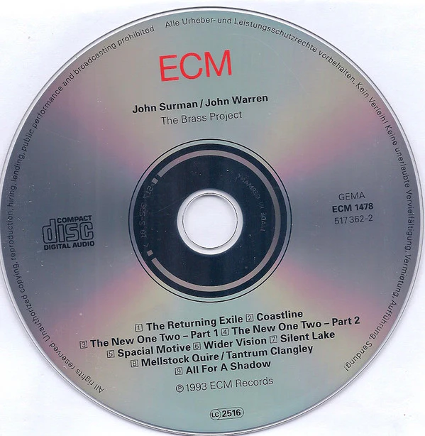 John Surman / John Warren - The Brass Project (CD, Album) - Image 2