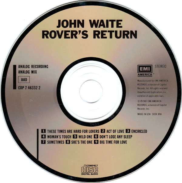 John Waite - Rover's Return (CD, Album) - Image 3