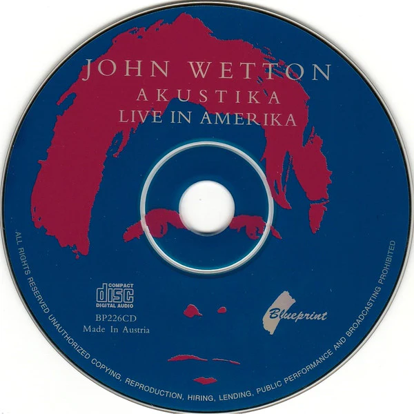 John Wetton - Akustika Live In Amerika (CD, Album) - Image 3