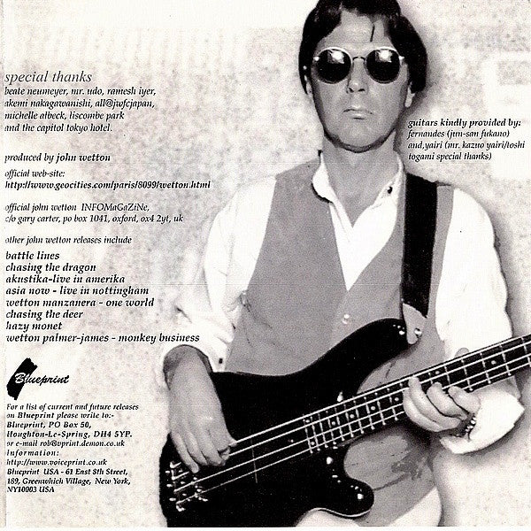 John Wetton - Live In Tokyo 1997 (2xCD, Album) - Image 4