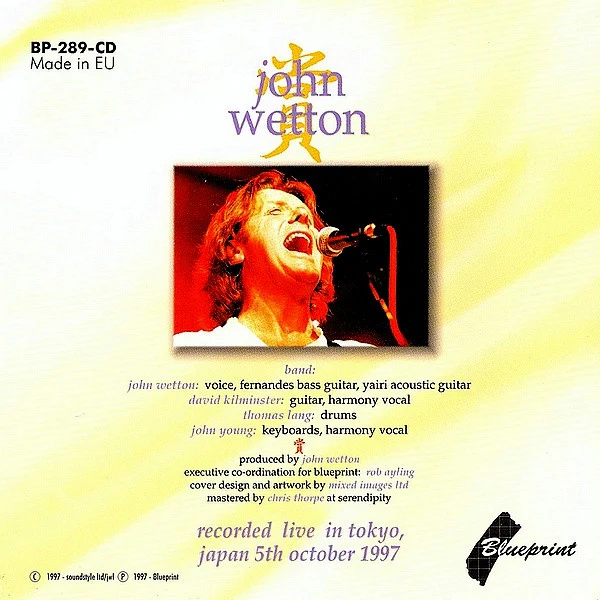 John Wetton - Live In Tokyo 1997 (2xCD, Album) - Image 5