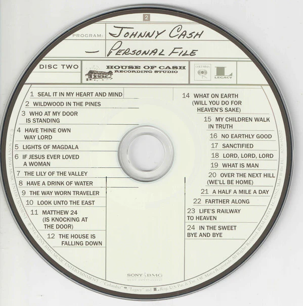 Johnny Cash - Personal File (2xCD, Album) - Image 4