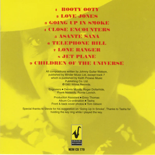 Johnny Guitar Watson - Love Jones (CD, Album, RM) - Image 3