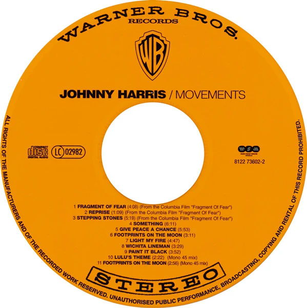 Johnny Harris - Movements (CD, Album, RE, RM) - Image 3