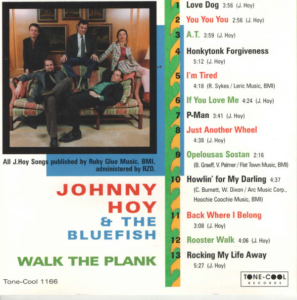 Johnny Hoy & The Bluefish - Walk The Plank (CD, Album) - Image 2