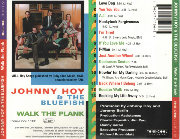 Johnny Hoy & The Bluefish - Walk The Plank (CD, Album) - Image 3