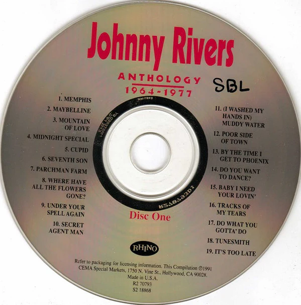 Johnny Rivers - Anthology 1964-1977 (2xCD, Album, Comp) - Image 5