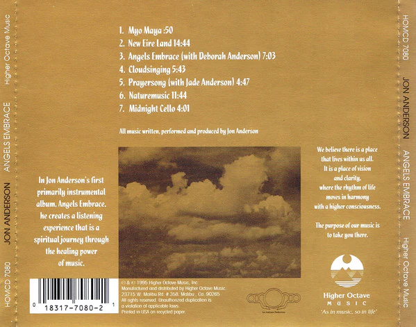 Jon Anderson - Angels Embrace (CD, Album) - Image 2