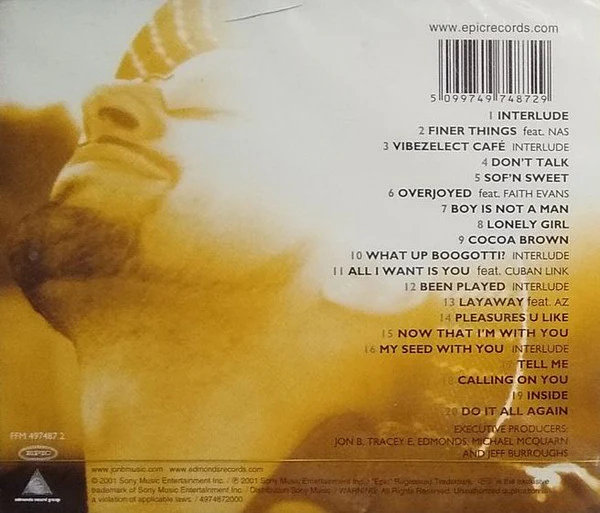 Jon B - Pleasures U Like (CD, Album) - Image 2