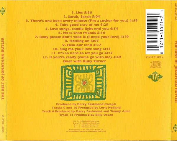 Jonathan Butler - The Best Of (CD, Comp) - Image 5