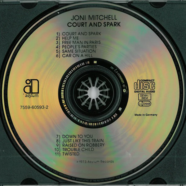 Joni Mitchell - Court And Spark (CD, Album, RP) - Image 3