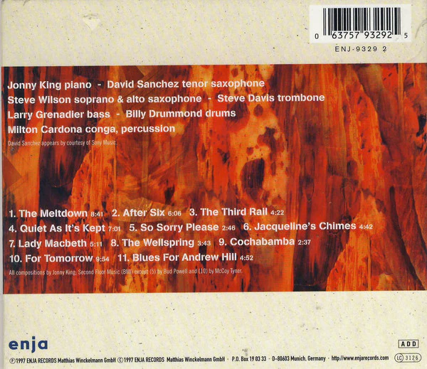 Jonny King (2) - The Meltdown (CD, Album, Dig) - Image 2