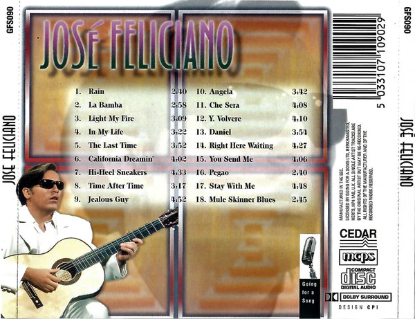 José Feliciano - José Feliciano (CD, Comp, Multichannel) - Image 4