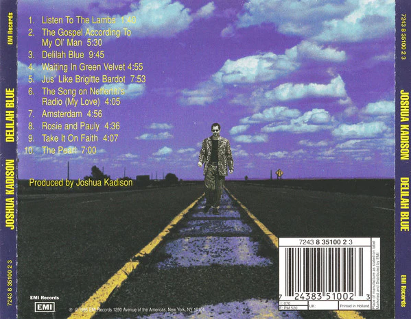 Joshua Kadison - Delilah Blue (CD, Album) - Image 3