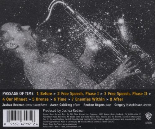 Joshua Redman Quartet - Passage Of Time (CD, Album) - Image 2