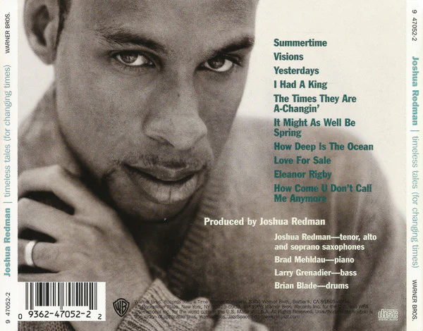 Joshua Redman - Timeless Tales (For Changing Times) (CD, Album) - Image 2