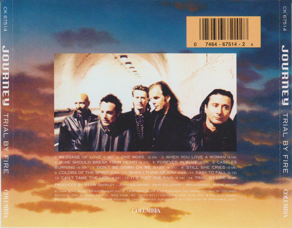 Journey - Trial By Fire (CD, Album) - Image 2