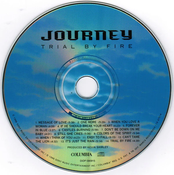 Journey - Trial By Fire (CD, Album) - Image 3