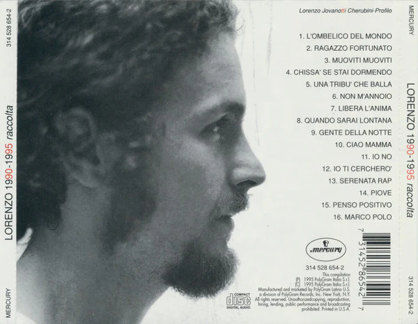 Jovanotti - Lorenzo 1990-1995 Raccolta (CD, Comp) - Image 2