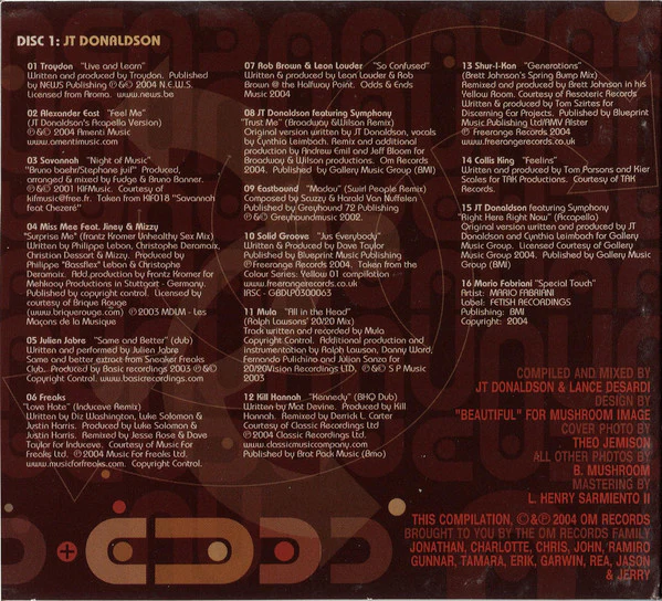 JT Donaldson* & Lance DeSardi - San Francisco Sessions Volume Five (2xCD, Mixed) - Image 4