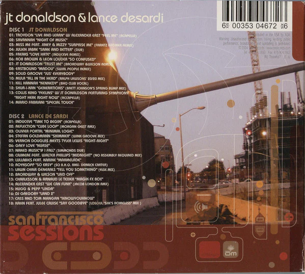 JT Donaldson* & Lance DeSardi - San Francisco Sessions Volume Five (2xCD, Mixed) - Image 5